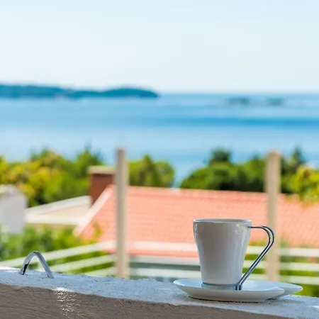 New With Romantic Sea View Near Dubrovnik דירה מליני